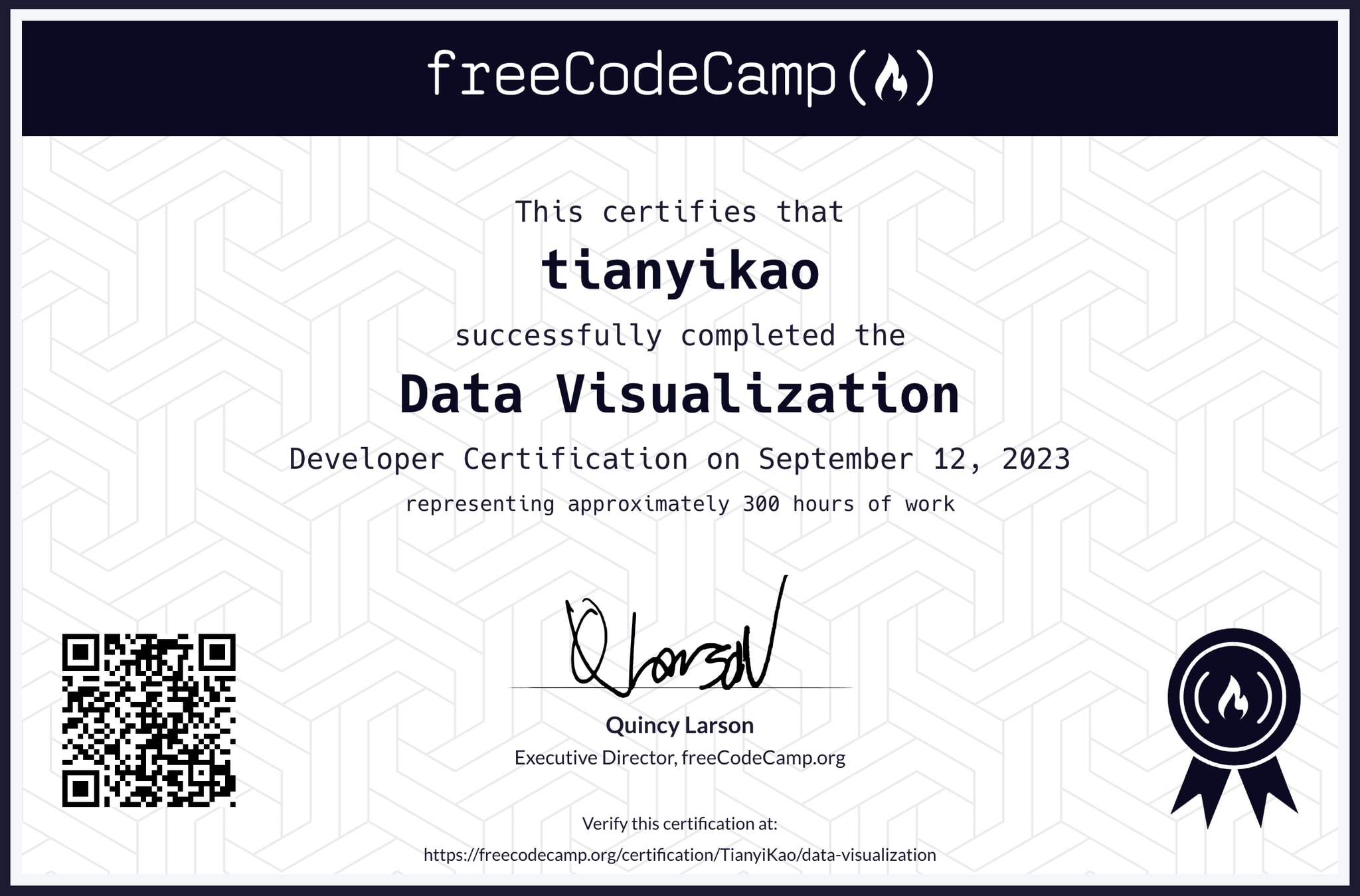 FreeCodeCamp Certification